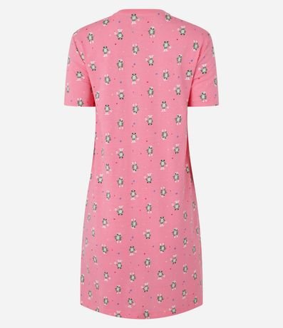 Camisón Manga corta en Algodón Estampa Sapos 5