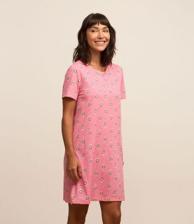 Camisón Manga corta en Algodón Estampa Sapos 2