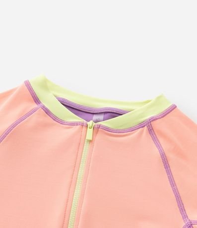 Malla Infantil con Protección UV y Estampa Bloques de Color - Talle 5 a 14 años 5