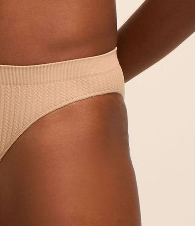 Bombacha Bikini en Poliamida con Lateral Mediano y Textura Acanalada 4