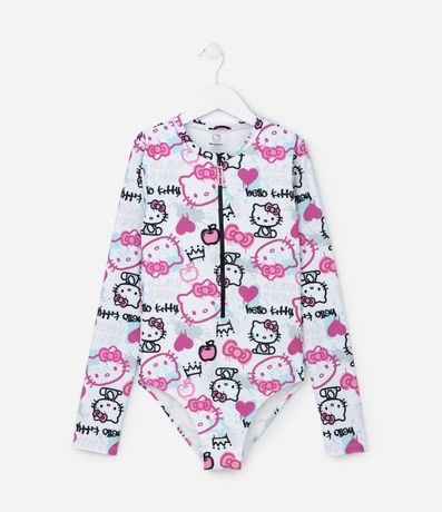 Malla Infantil con protección UV y Estampa Hello Kitty - Talle 5 a 14 años
