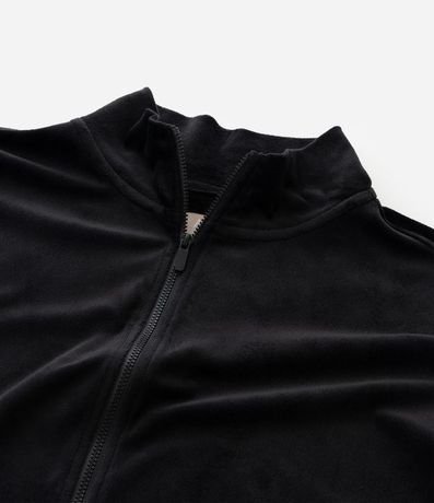 Campera Deportiva en Plush con Cuello Alto Curve & Plus Size 8