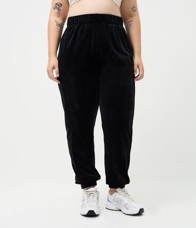 Pantalón Jogger Deportiva en Plush Curve y Plus Size 2