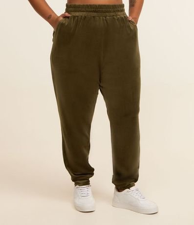Pantalón Jogger Deportiva en Plush Curve y Plus Size 2