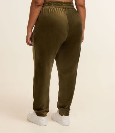 Pantalón Jogger Deportiva en Plush Curve y Plus Size 3