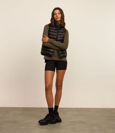 Chaleco Deportivo Puffer Ultraligero en Poliamida con Bolsita 2