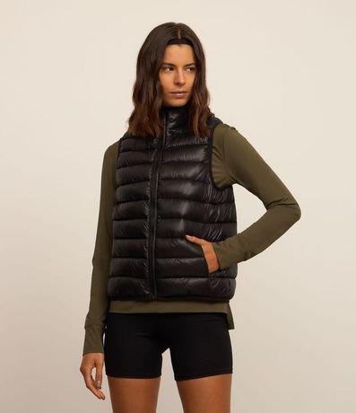 Chaleco Deportivo Puffer Ultraligero en Poliamida con Bolsita 4