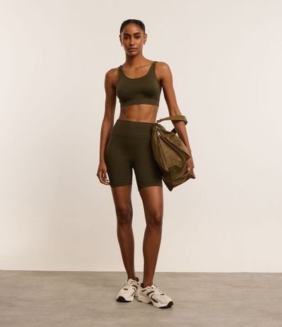 Bermuda Deportiva Acanalada en Rib Seamless