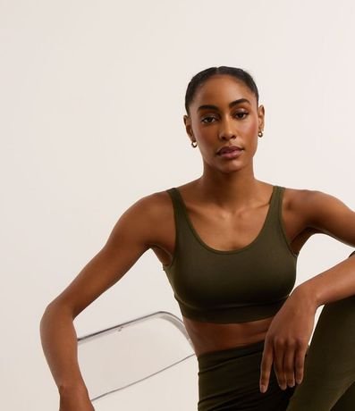 Top Deportivo con Copa en Poliamida Seamless 2