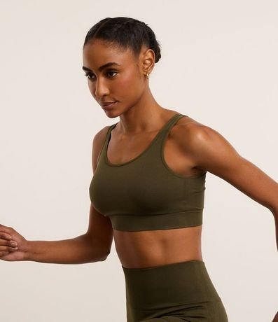 Top Deportivo con Copa en Poliamida Seamless 3