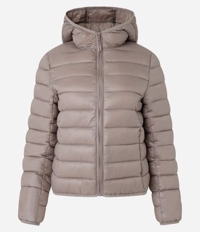 Campera en Tejido Tecnológico con Efecto Puffer 6