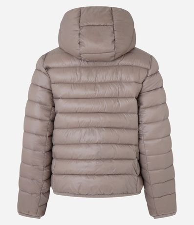 Campera en Tejido Tecnológico con Efecto Puffer 7