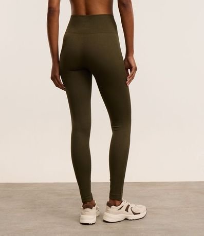 Pantalón Legging Deportiva Acanalada en Rib Seamless 4