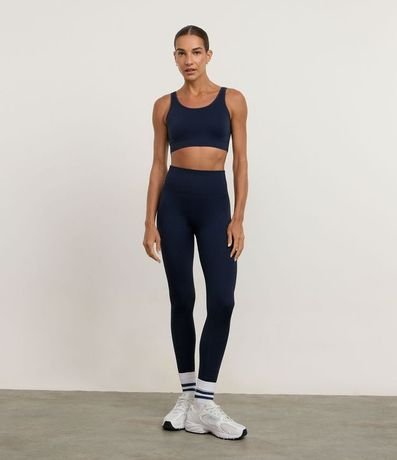 Pantalón Legging Deportiva Acanalado en Rib Seamless