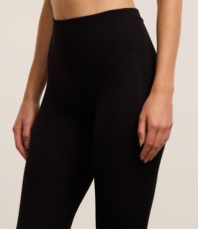 Pantalón Legging Deportiva Acanalado en Rib Seamless 3