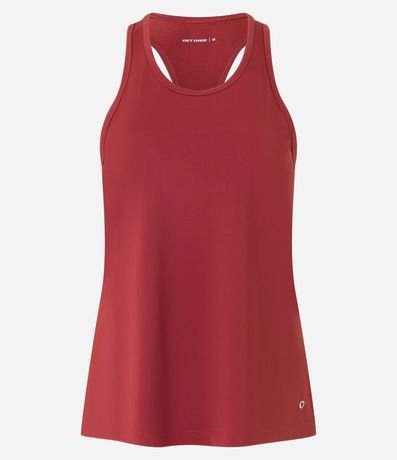 Musculosa Nadador Deportiva en Microfibra con Furos