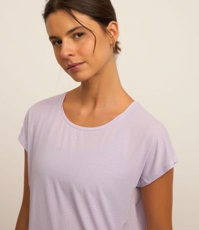 Remera en Microfibra con Escote Redondo 3