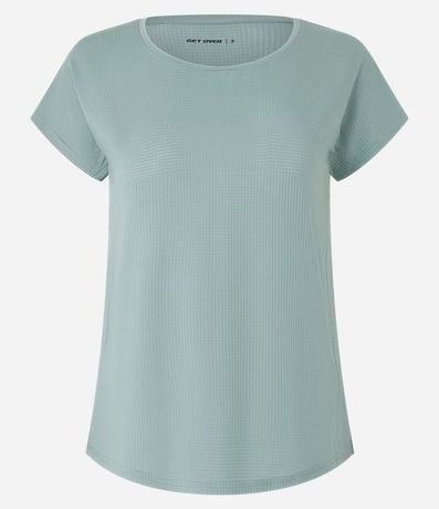 Remera en Microfibra con Escote Redondo 4