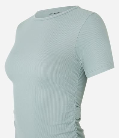 Remera Deportiva en Microfibra con Franzidos 5