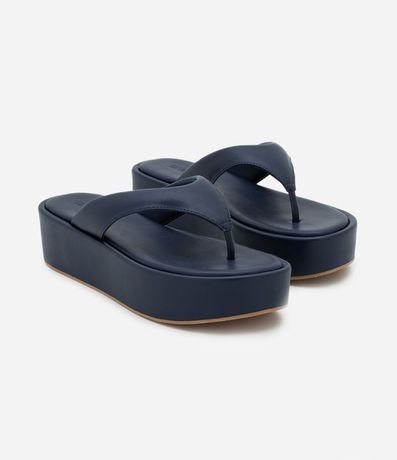 Ojota Flatform con Tiras Anchas 2