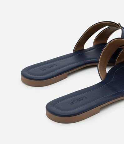 Sandalia Plana con Tiras en H 3