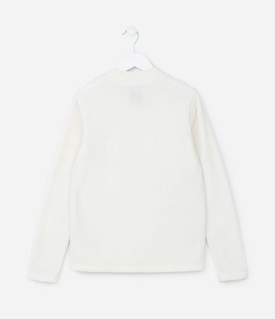 Suéter Infantil en Fleece con Cuello Alto - Talle 5 a 14 años 2