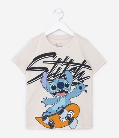 Remera Infantil con Estampa de Stitch en Skate - Talle 3 a 10 años