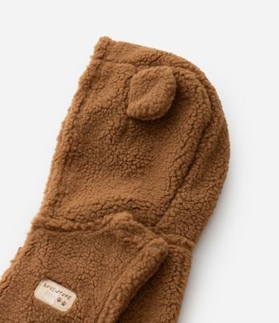 Chaleco Infantil en Sherpa con Capucha y Orejitas - Talle 1 a 5 años 5