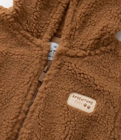 Chaleco Infantil en Sherpa con Capucha y Orejitas - Talle 1 a 5 años 6