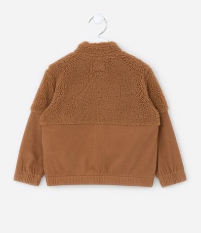 Conjunto Infantil calentito con Recorte en Sherpa - Tam - 1 a 5 años 3