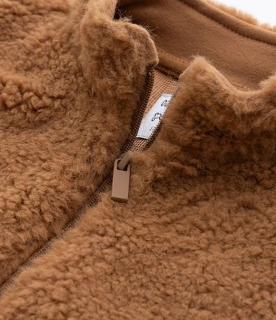 Conjunto Infantil calentito con Recorte en Sherpa - Tam - 1 a 5 años 5