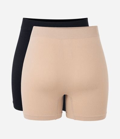Kit 02 Bombacha Boyshort Sin Costura con Textura
