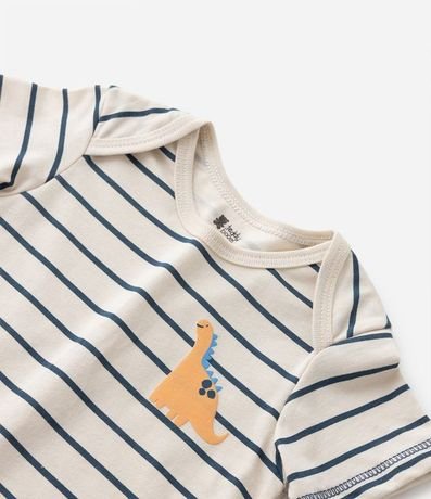 Conjunto Infantil con Estampa de Dinos - Talle 0 a 18 meses 5