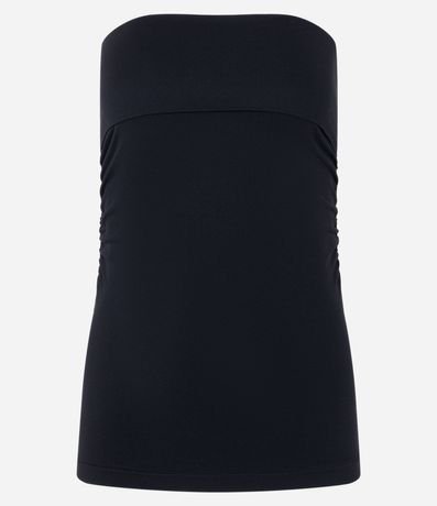 Blusa Sin Breteles Seamless con Canesú Doblada 4