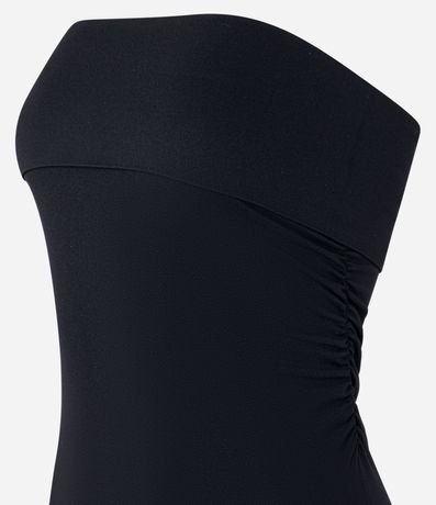Blusa Sin Breteles Seamless con Canesú Doblada 5