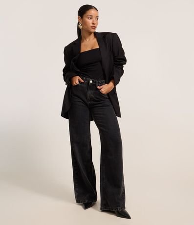 Blusa Sin Breteles Seamless con Canesú Doblada 2