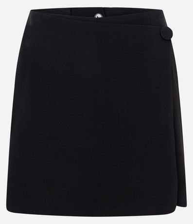 Short Pollera en Bengalina con Botón en el Traspase 7