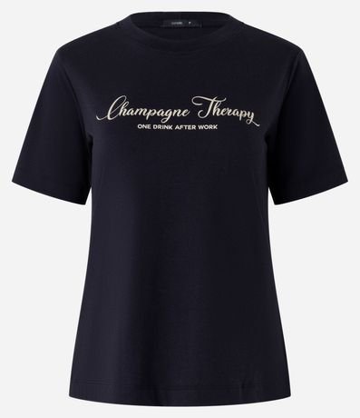 Blusa en Algodón con Estampa Champagne Therapry 5