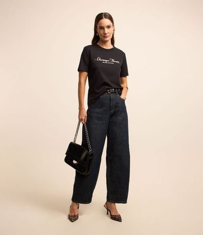 Blusa en Algodón con Estampa Champagne Therapry 2