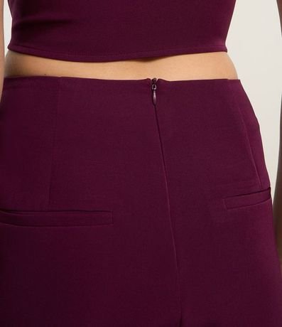 Short Pollera Corto en Sastrería con Traspase Redondeado 5