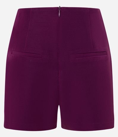 Short Pollera Corto en Sastrería con Traspase Redondeado 8