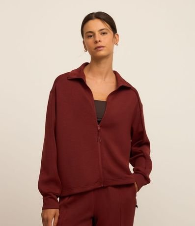 Campera Deportiva en Microfibra Pesada con Cuello 2