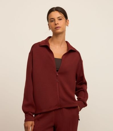 Campera Deportiva en Microfibra Pesada con Cuello 3