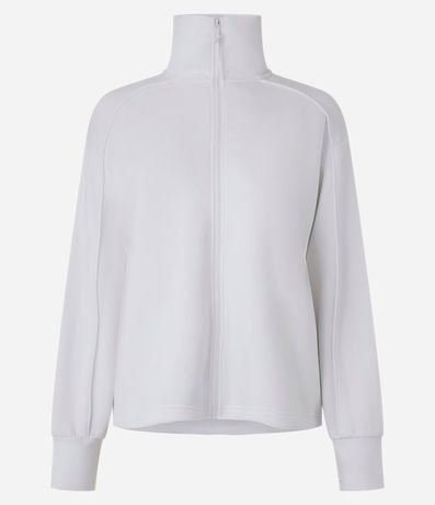 Campera Deportiva en Microfibra Pesada con Cuello 5