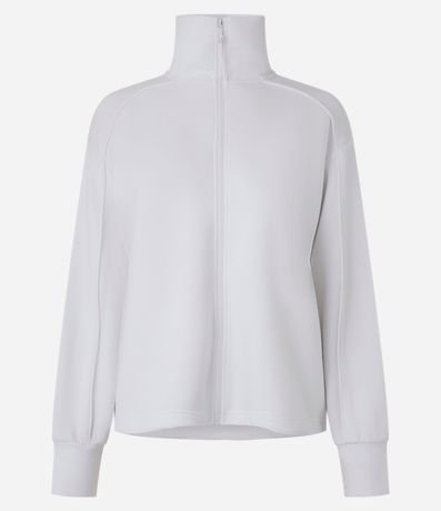 Campera Deportiva en Microfibra Pesada con Cuello 6