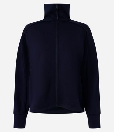 Campera Deportiva en Microfibra Pesada con Cuello 7
