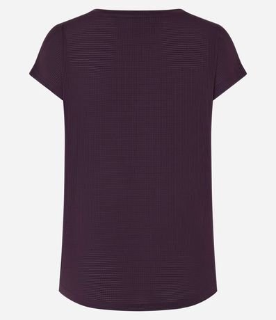 Remera en Microfibra con Escote Redondo 5