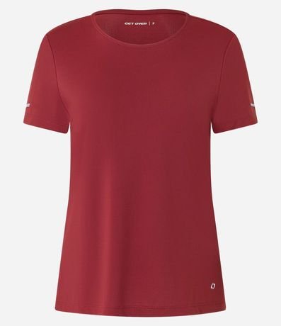 Remera Deportiva Texturizada con Detalle Reflectante