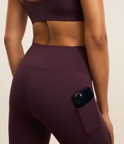 Calca Legging Deportiva en Microfibra con Bolsillos 4