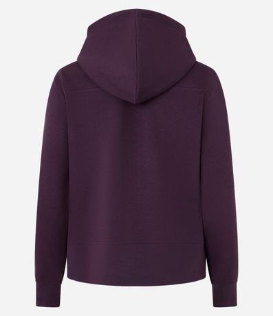 Campera Deportiva en Mix de Tejidos con Capucha y Bolsillos 7
